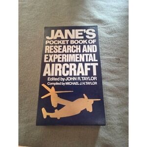 Janes Pocket Book of Research and Experimental Aircraft John Taylor Paperback